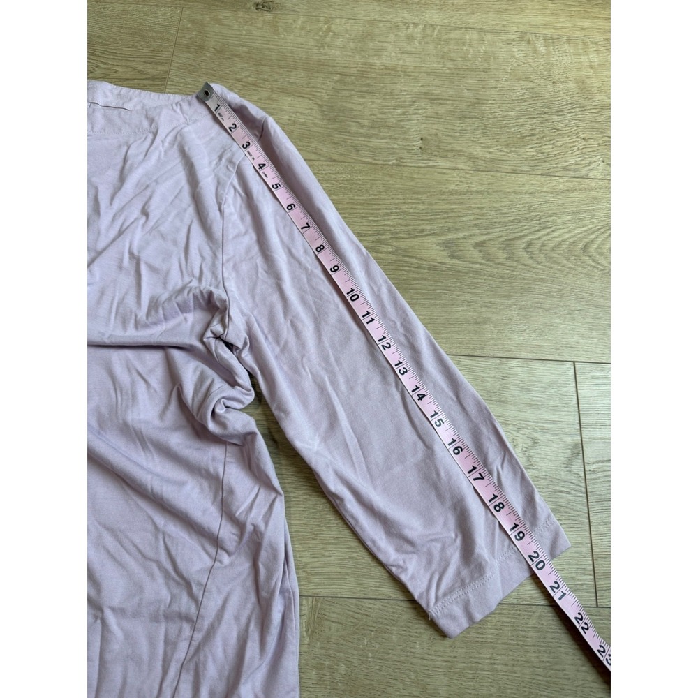 EUC Womens J Jill Luxe supima 3/4 sleeve tunic top muted pink‎ stretch size L - Picture 6 of 6